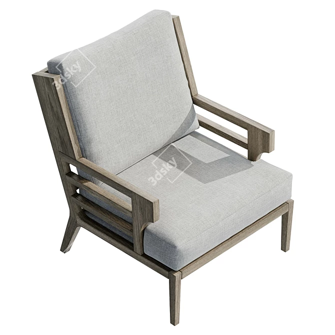Rolandat Upholstered Accent Chair 3D model image 5