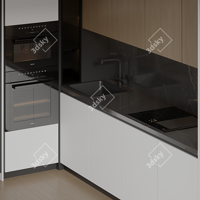 Miele Integrated Kitchen Appliance Set 3D model image 4