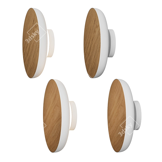 Designer Wall Light Circle Original 3D model image 2