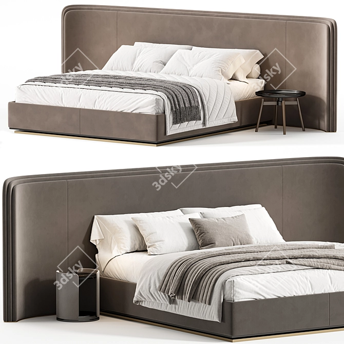 Calabria Frato Double Bed 3D model image 2