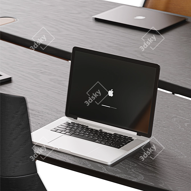 Modern Conference Table | Minimalistic Design 3D model image 5