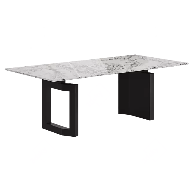 Marble Dining Table ALGORITMO-4012 3D model image 5