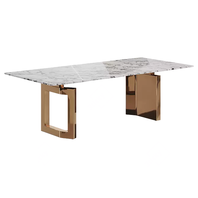 Marble Dining Table ALGORITMO-4012 3D model image 6