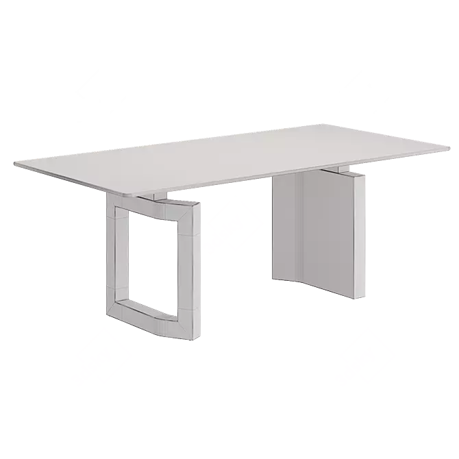 Marble Dining Table ALGORITMO-4012 3D model image 7