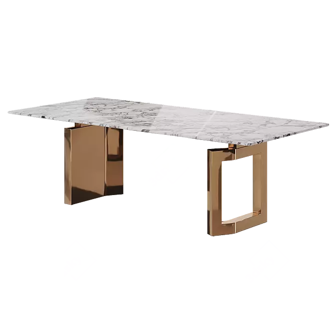 Marble Dining Table ALGORITMO-4012 3D model image 12