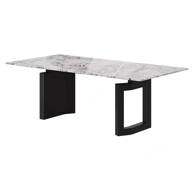 Marble Dining Table ALGORITMO-4012 3D model image 13