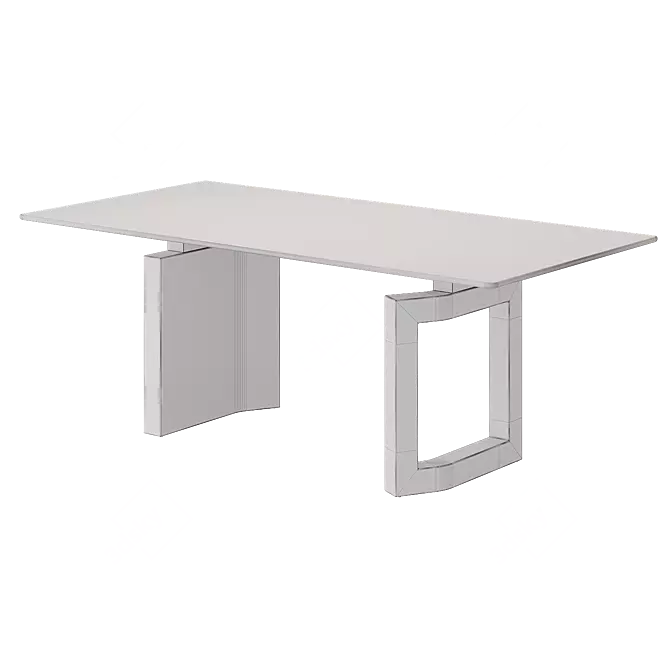 Marble Dining Table ALGORITMO-4012 3D model image 14