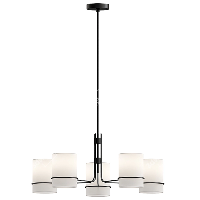 Modern Shaw Chandelier in VRay 3D model image 1