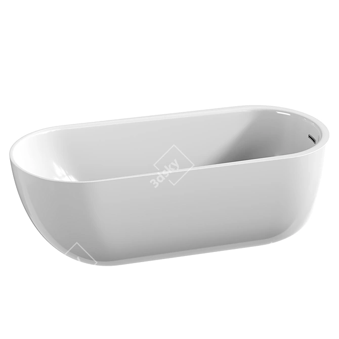 Abber AB9341-1.5 Acrylic Bathtub 3D model image 1