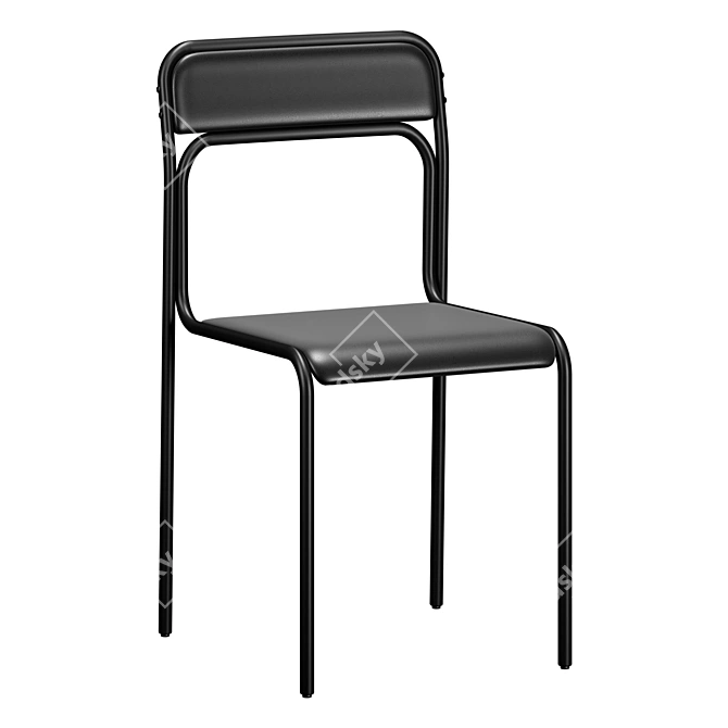 2021 Ascona Chair in Black 3D model image 1