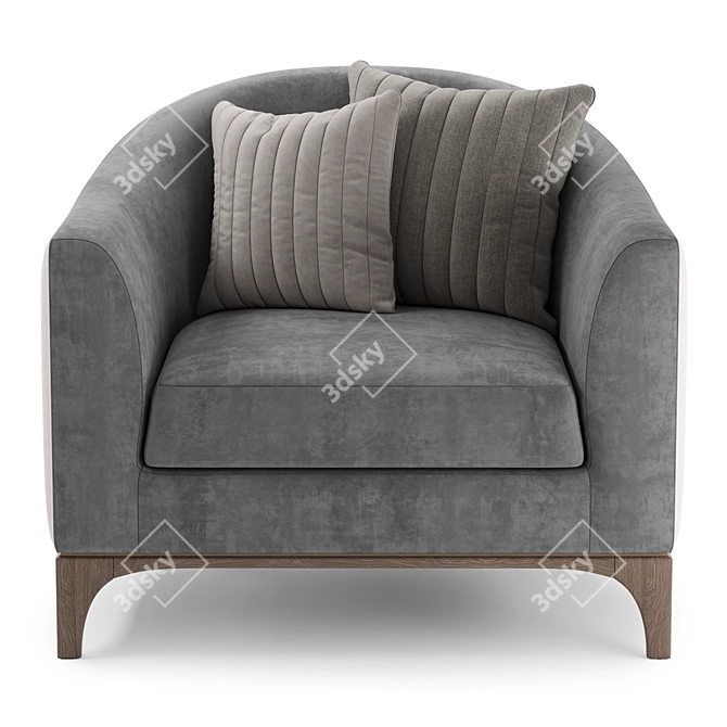 Luxury Modern Armchair PR.742 3D model image 2