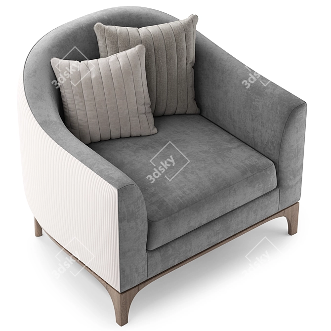 Luxury Modern Armchair PR.742 3D model image 3