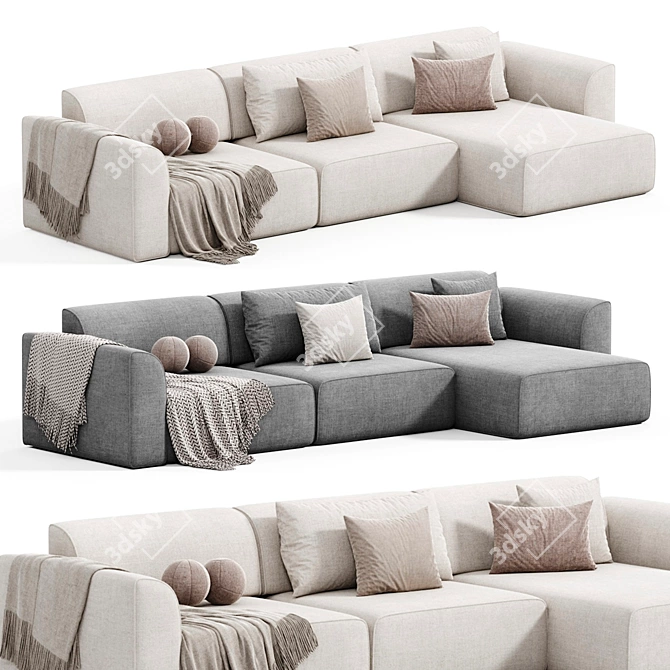 Bajvin Corner Sofa 2015 Model 3D model image 1