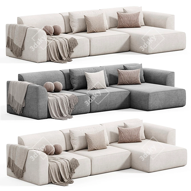 Bajvin Corner Sofa 2015 Model 3D model image 3