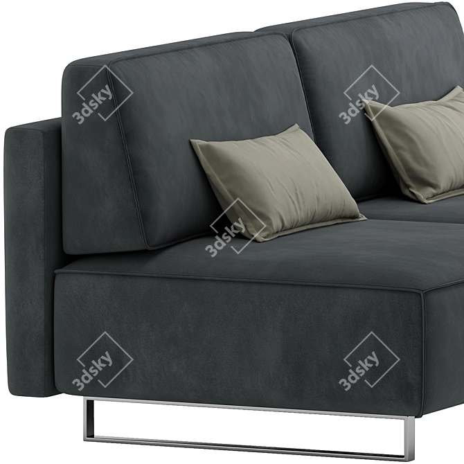 Moon Family 005 Straight Sofa 3D model image 4