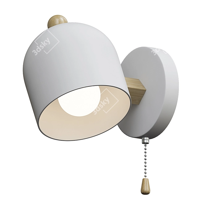 ImperiumLoft HAB01 White Sconce 3D model image 1