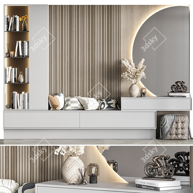 High Quality Hallway 3D Model 3D model image 7