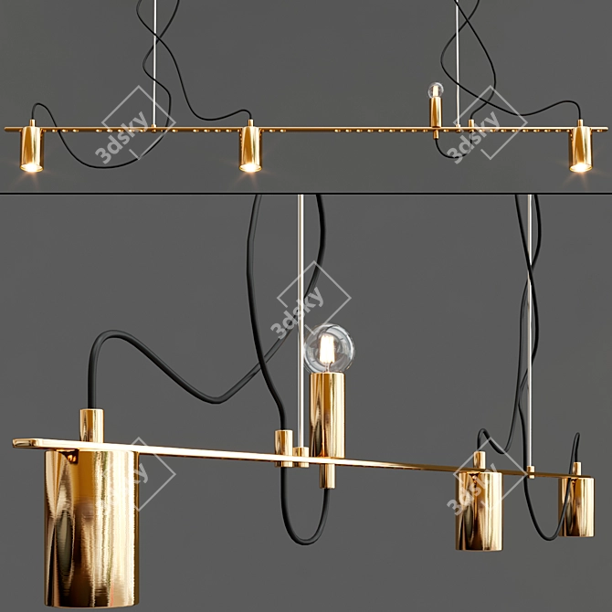 MODULA Totem Light 1500mm 3D model image 2