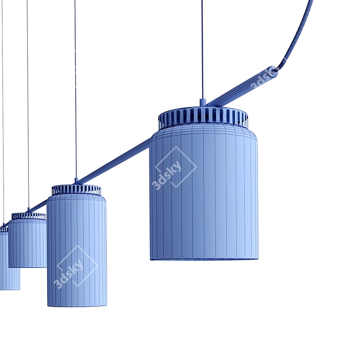 B.lux Aspen SH Suspension Light 3D model image 3