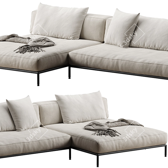 Flexform PERRY UP Sofa 2016 3D model image 5