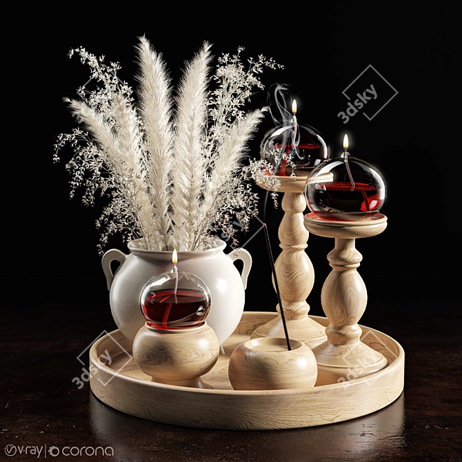 Modern Decor Set 3D Models 3D model image 1