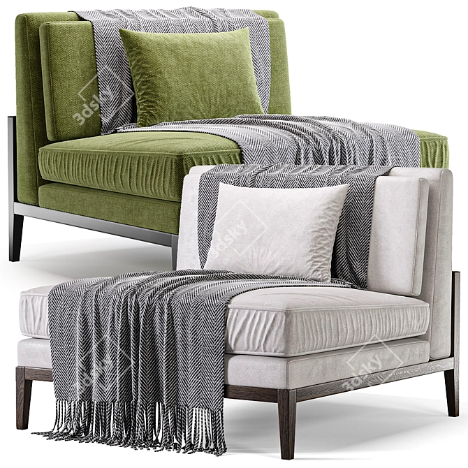 Modern Armchair ATLANTA 2015 Update 3D model image 3