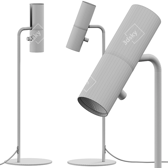  Modern Minimalist Table Lamp 3D model image 2