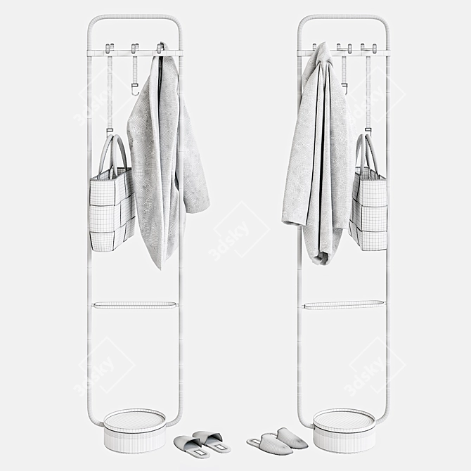 Offecct Clothes Hanger: Modern Elegance 3D model image 4