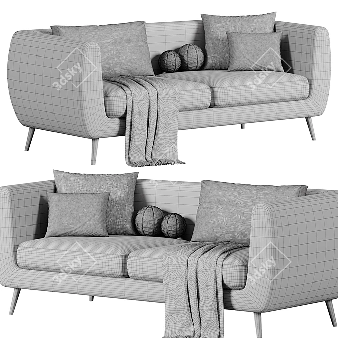 Luxy Sea Shell Sofa, 2015 3D model image 4