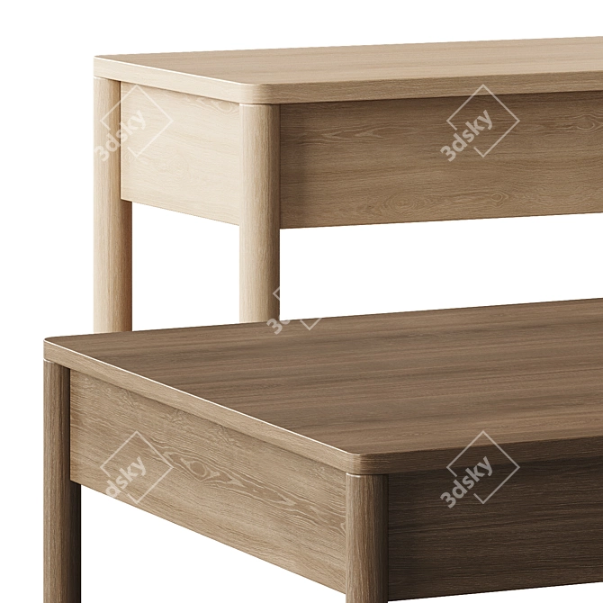 TONSTAD IKEA Coffee Table Set 3D model image 3