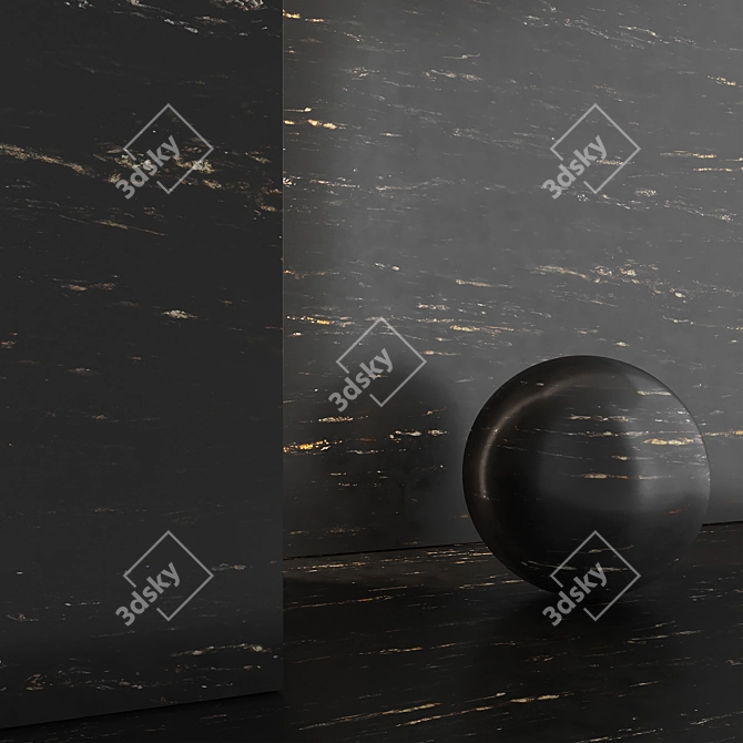 Premium Granite Texture 3D Model 3D model image 1