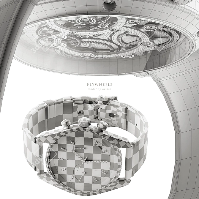 Mechanical Timepieces Collection - High Detail 3D model image 7