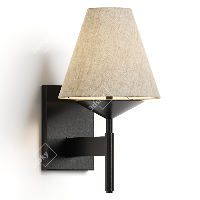 Modern Sconce Wall Lamp, 3D Files 3D model image 1