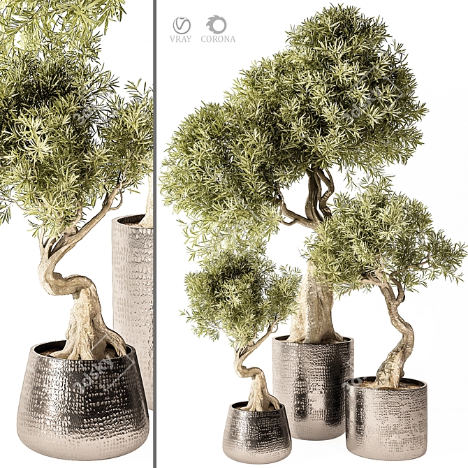 Modern Indoor Plant Model 3D model image 1