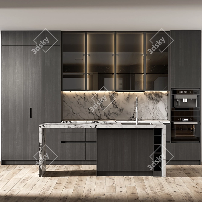 Dynamic Kitchen Unit 2015 3D model image 3