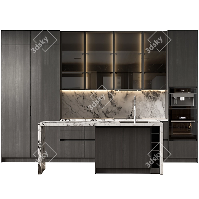 Dynamic Kitchen Unit 2015 3D model image 5