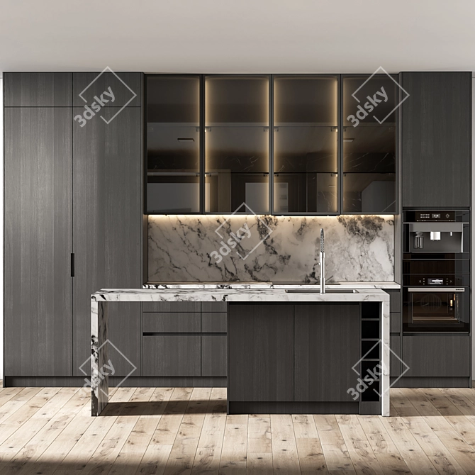 Dynamic Kitchen Unit 2015 3D model image 7