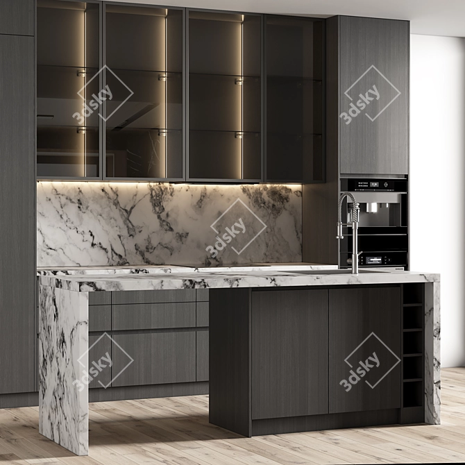Dynamic Kitchen Unit 2015 3D model image 8