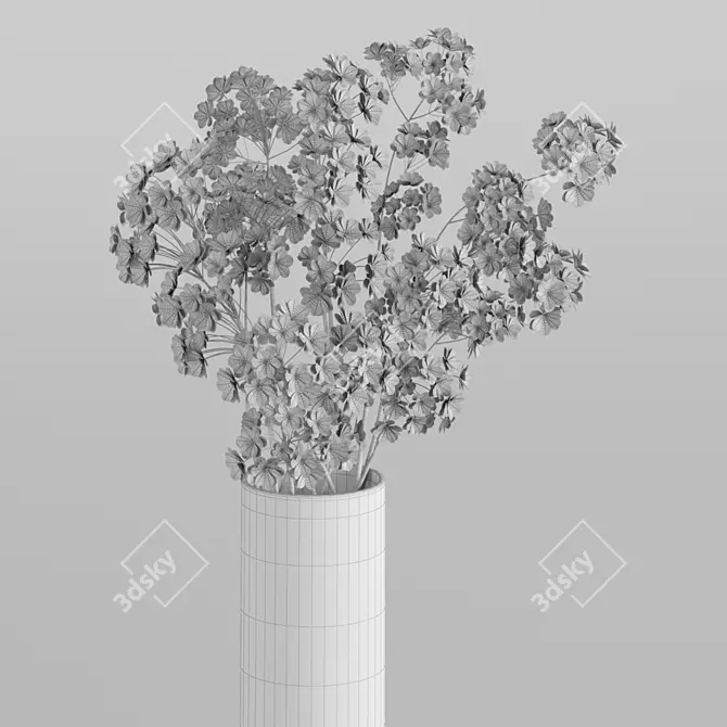 Floral Bouquet 3D Models Bundle 3D model image 3