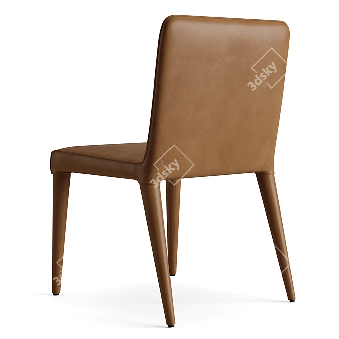 RH Vegan Leather Dining Chair 3D model image 8