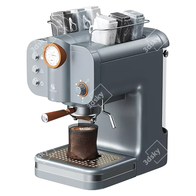 Modern Coffee Maker Swan Appliance 3D model image 1