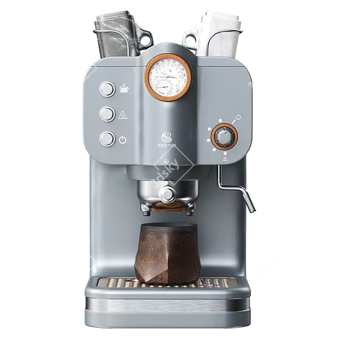 Modern Coffee Maker Swan Appliance 3D model image 3