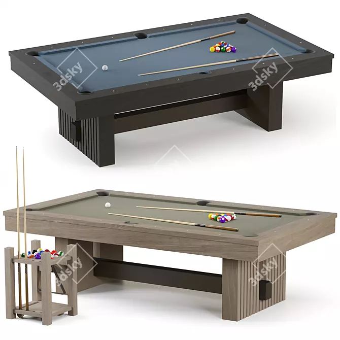 Luxury Vancouver Pool Table Collection 3D model image 4