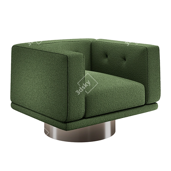 Versatile Minotti SALLY Armchair 3D model image 1