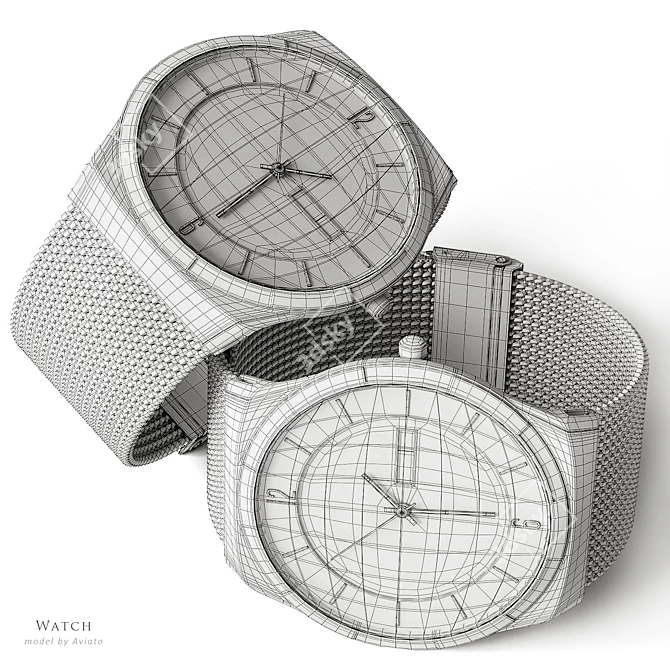 Skagen SKW6007 Watch Model Flat_smooth 3D model image 6