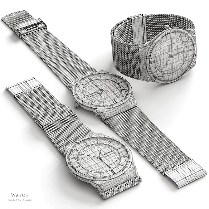 Skagen SKW6007 Watch Model Flat_smooth 3D model image 7