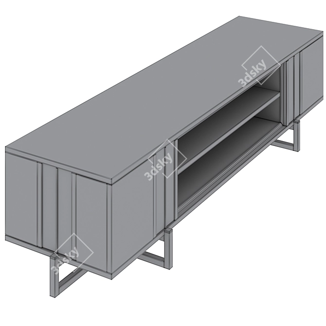 Contemporary TV Stand Georgia by Frato 3D model image 5