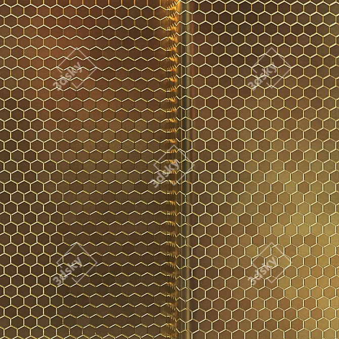 Wall Tile PBR Material Collection 02 3D model image 4