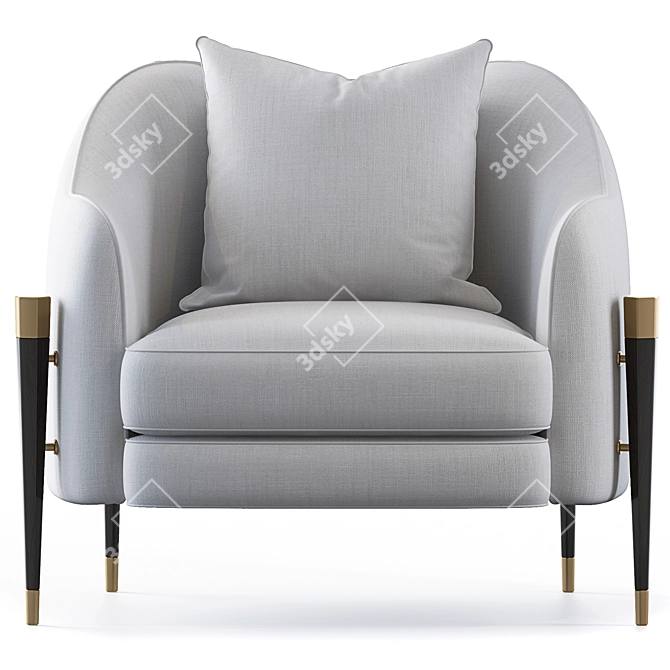 Modern Bakari Chair Design 3D model image 3