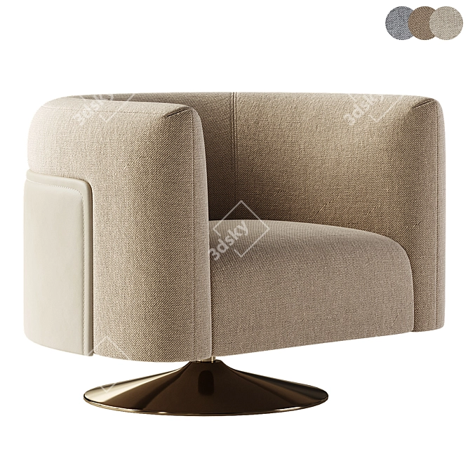 Modern Soul Arm Chair. High-Quality Design 3D model image 3